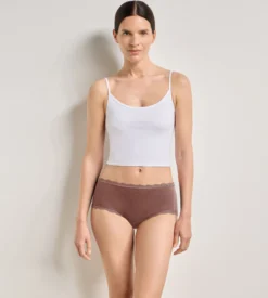 Lot de 2 shortys cendre Daily Coton Dentelle