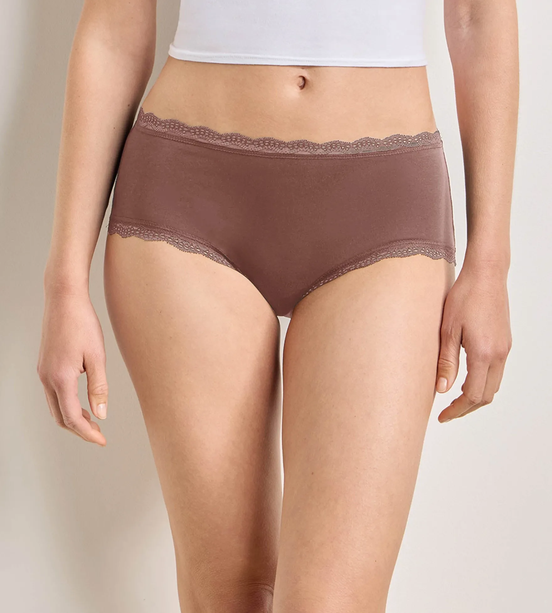 Lot de 2 shortys cendre Daily Coton Dentelle