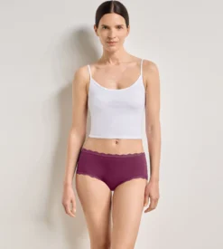 Lot de 2 shortys rose émeraude Daily Coton Dentelle
