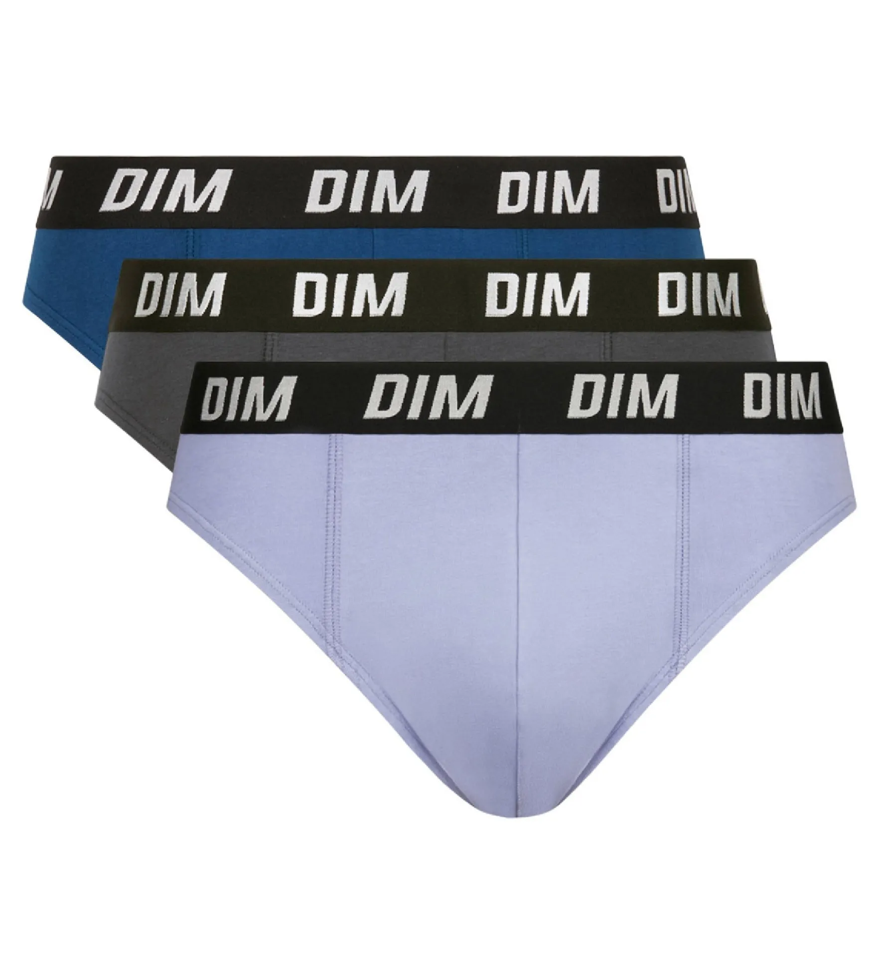 Lot de 3 slips homme à thermorégulation active Bleu Regul Activ