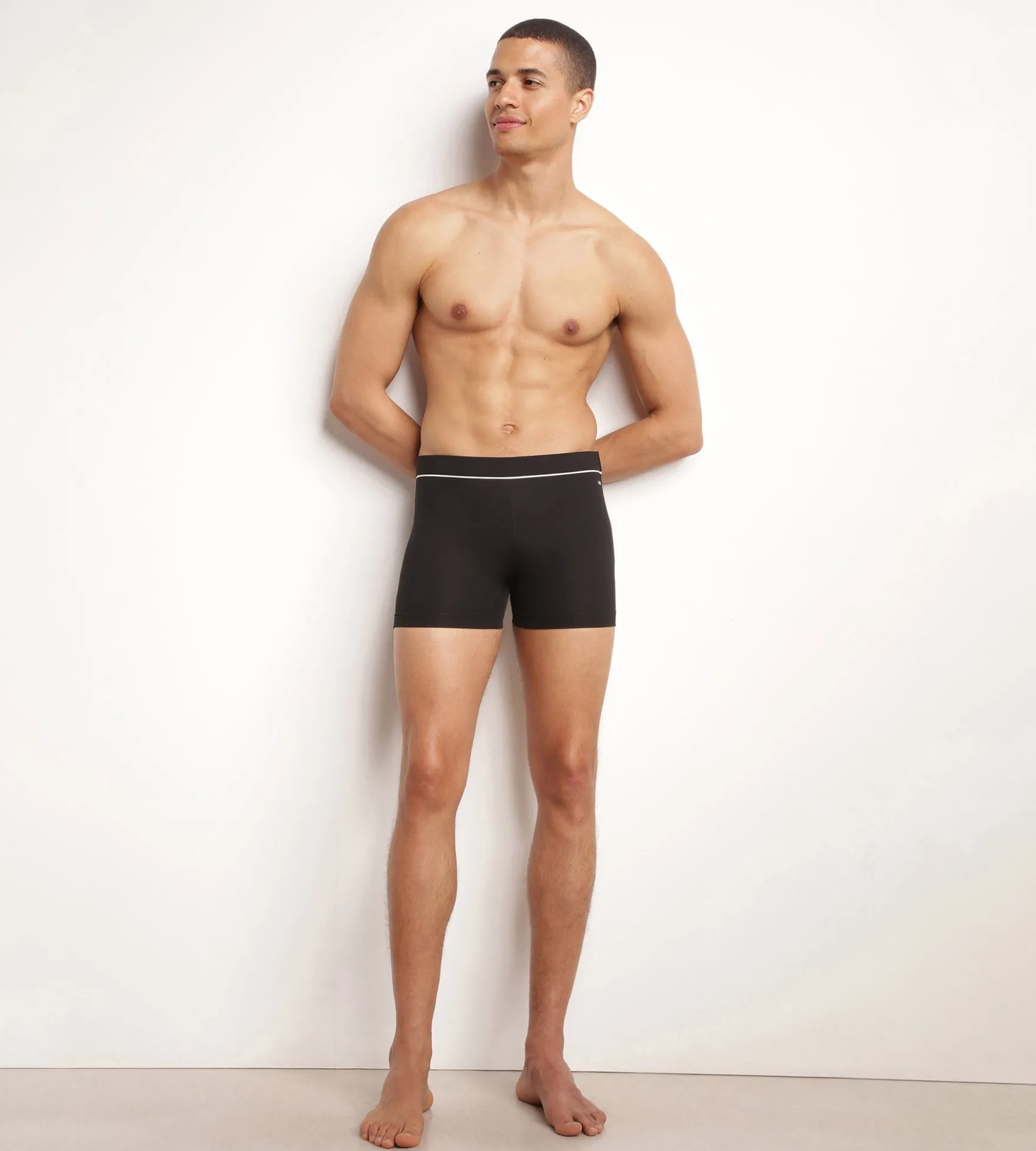Maillot de bain homme en microfibre Noire Dim Move