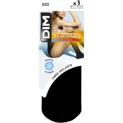 Mi-bas noirs Thermo Isole du froid 54D