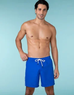 Short de bain bleu canard pour homme