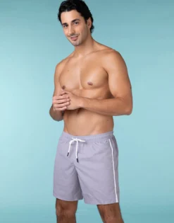 Short de bain bleu egyptien pour homme