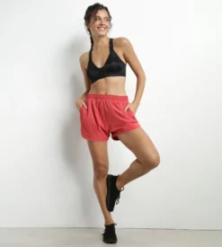 Short de sport femme en viscose Rouge Dim Move