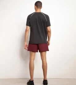 Short de sport homme en matière aérée Bordeaux Dim Move