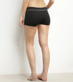 Shorty de bain femme en microfibre Noire Dim Move