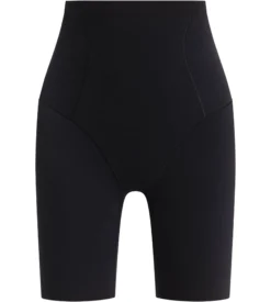 Shorty long gainant femme en microfibre Noir Dim Silhouette Contour