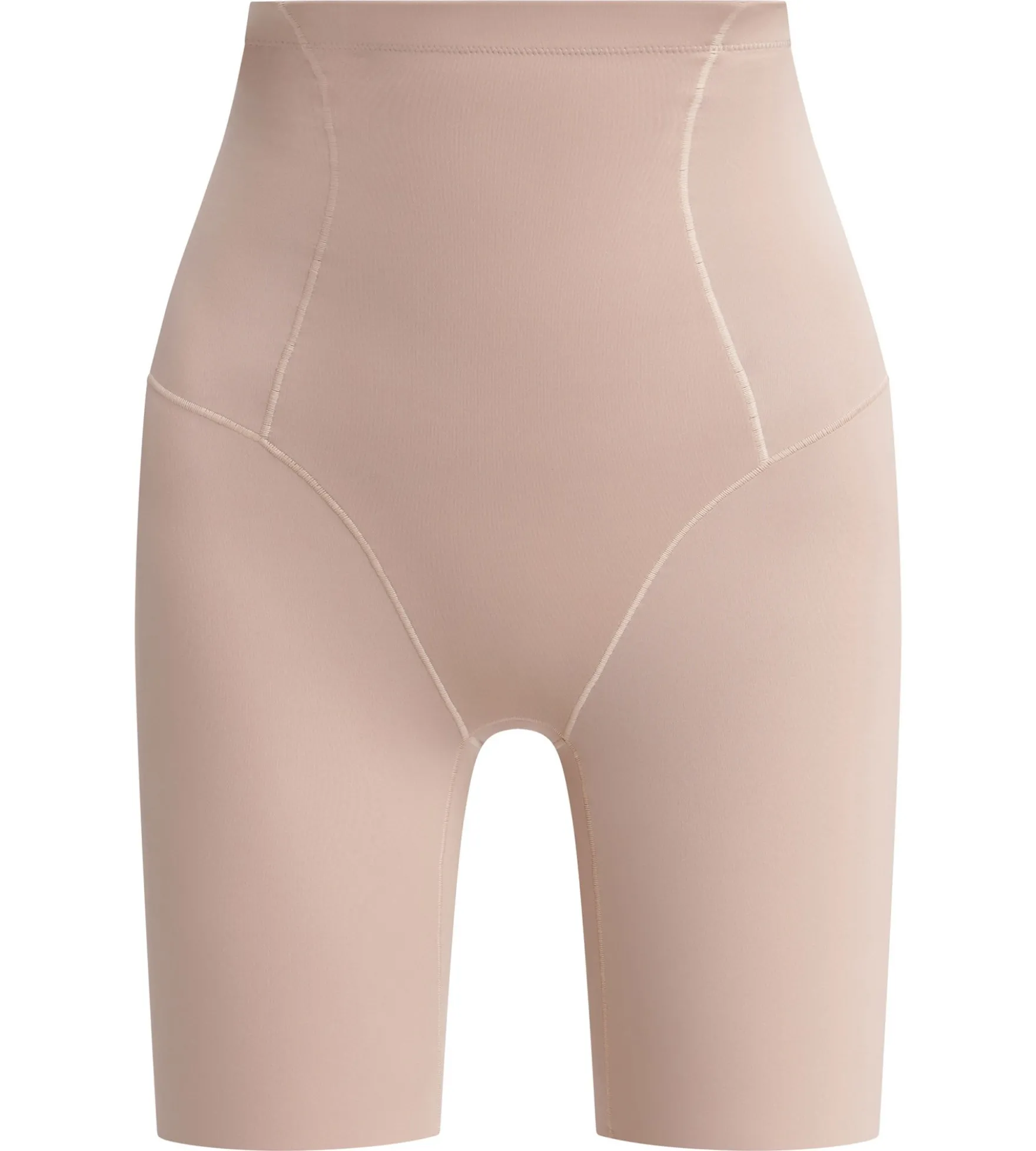 Shorty long gainant femme en microfibre Nude Dim Silhouette Contour