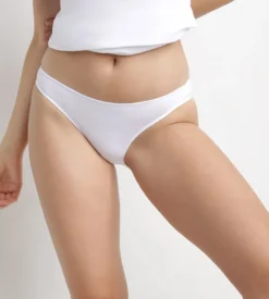 Slip blanc EcoDIM Confort en coton