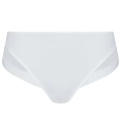 Slip femme en microfibre et tulle blanc Generous de Dim