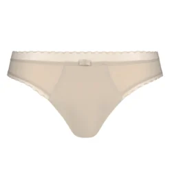 Slip femme en microfibre et tulle Nude Dim Daily Confort
