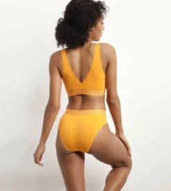 Slip femme invisible en microfibre Jaune Soleil Oh My Dim’s