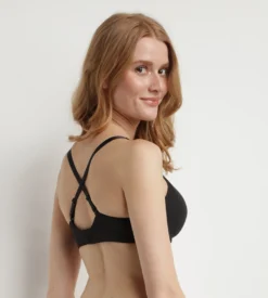 Soutien-gorge ampliforme invisible noir Generous Limited Edition Dim