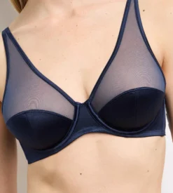 Soutien-gorge à armatures bleu foncé Dim x Ines de la Fressange