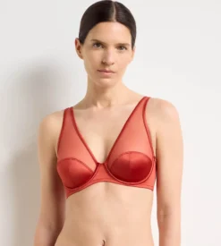 Soutien-gorge à armatures cannelle épicée Dim x Ines de la Fressange