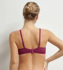 Soutien-gorge à armatures en dentelle florale fruits rouges Daily Dentelle
