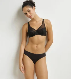 Soutien-gorge avec armatures noir Generous Broderie