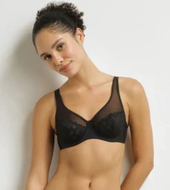 Soutien-gorge avec armatures noir Generous Broderie