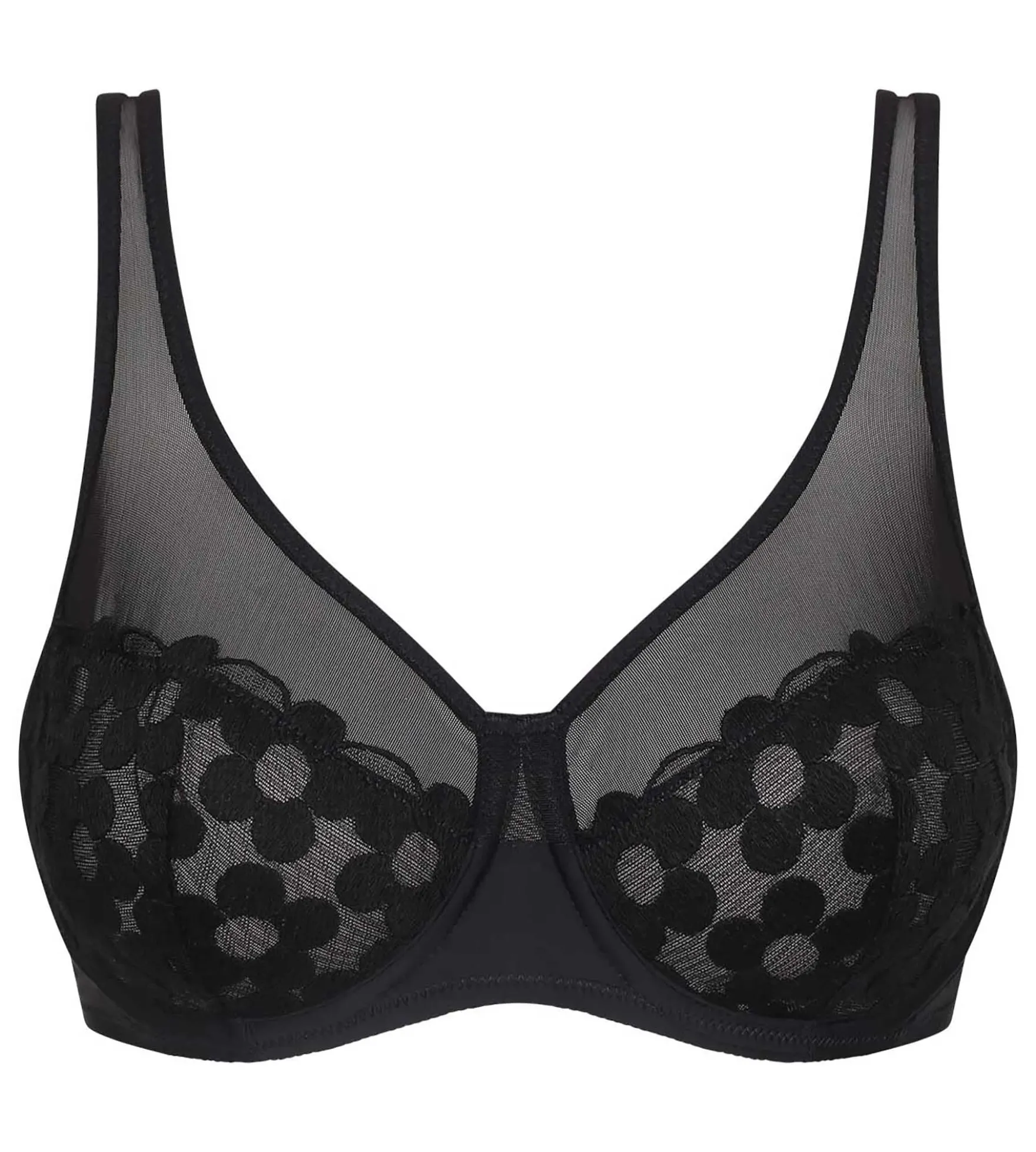 Soutien-gorge avec armatures noir Generous Broderie
