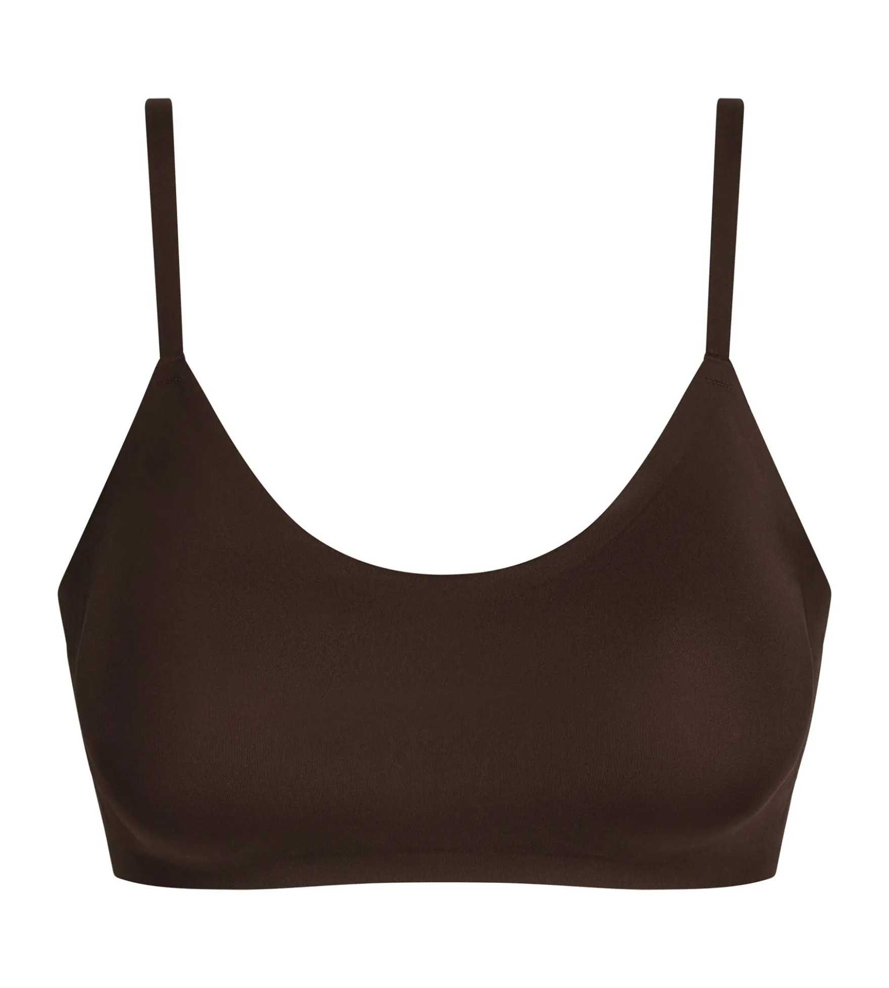 Soutien-gorge brassière en microfibre Marron Dim Invisible