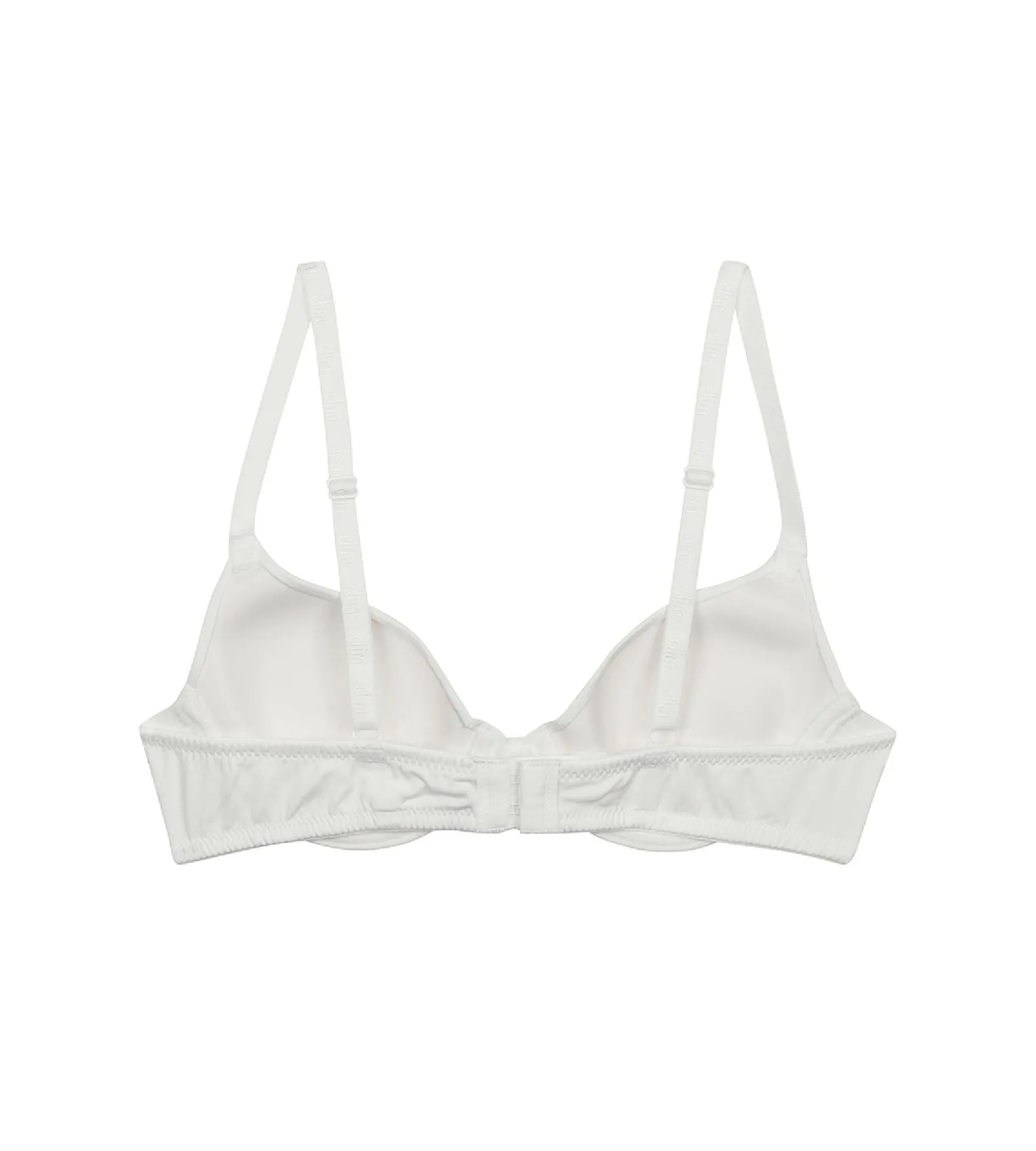 Soutien-gorge à coques blanc pour fille Dim Invisible