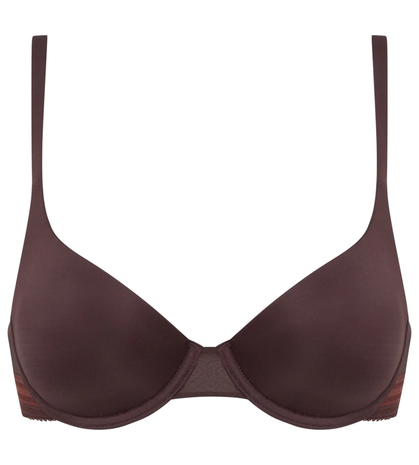 Soutien-gorge corbeille ampliforme marron précieux InvisiFree de Dim