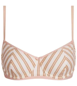 Soutien-gorge corbeille à armatures crème rose Dim x Ines de la Fressange