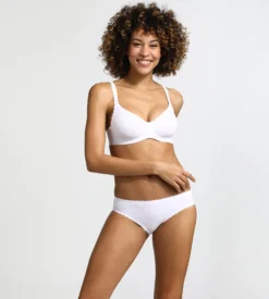 Soutien-gorge corbeille avec armatures blanc Body Touch Dim