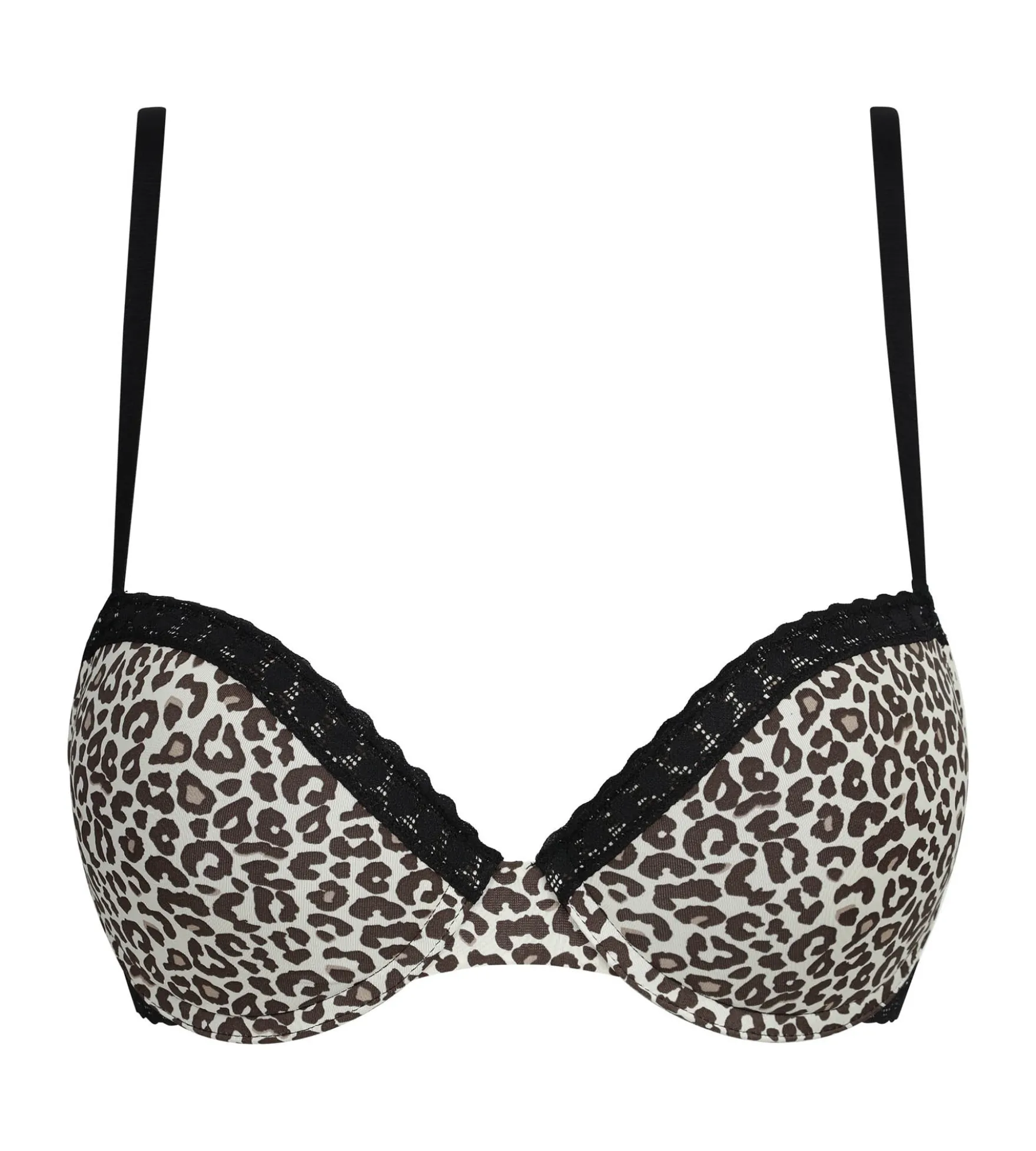 Soutien-gorge corbeille en microfibre léopard Dim Daily Micro