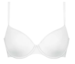 Soutien-gorge corbeille en microfibre Blanc Dim Invisible