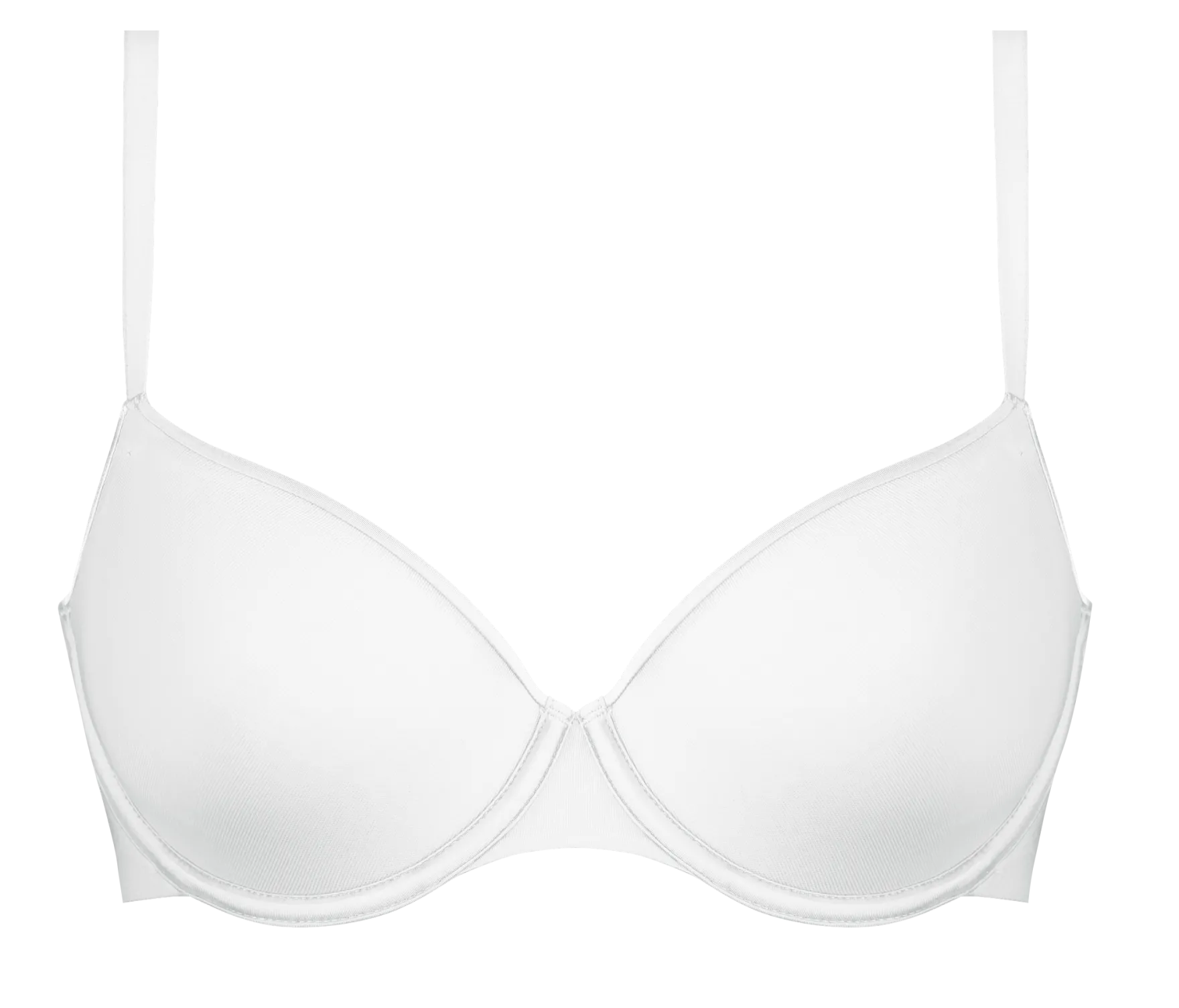 Soutien-gorge corbeille en microfibre Blanc Dim Invisible