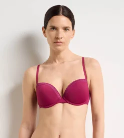 Soutien-gorge corbeille paddé framboise intense Daily Micro