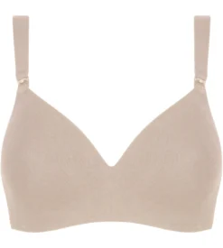 Soutien-gorge d’allaitement en jersey coton chair Dim Maternité
