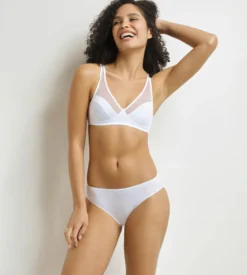 Soutien-gorge emboitant sans armatures blanc Generous Dim