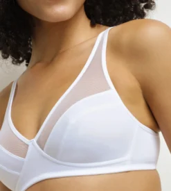 Soutien-gorge emboitant sans armatures blanc Generous Dim