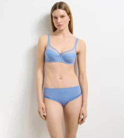 Soutien-gorge emboîtant à armatures bleu lin Generous Classic