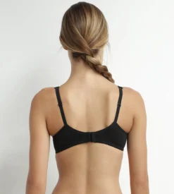 Soutien-gorge emboîtant avec armatures Noir Generous Coton Bio Dim