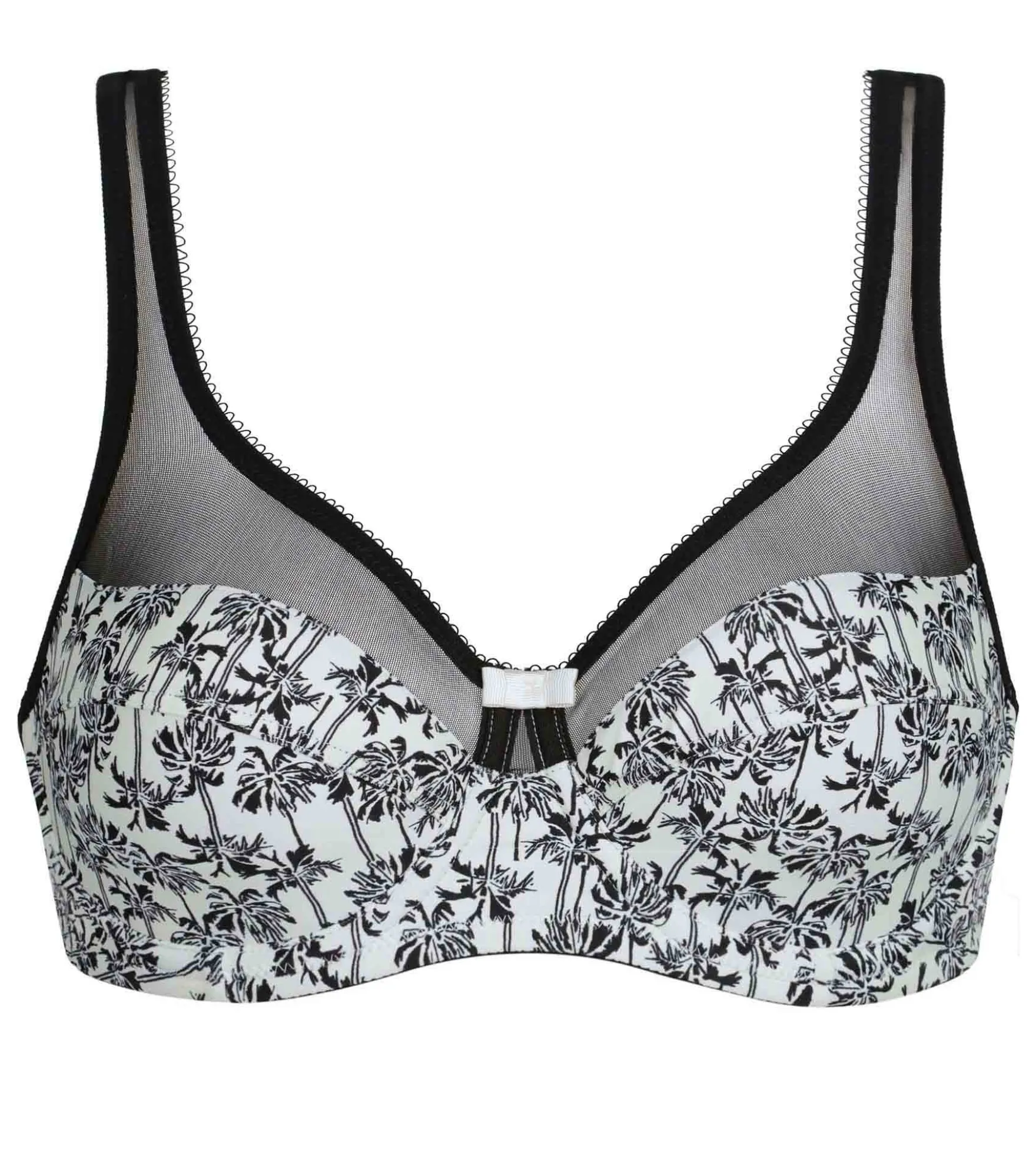 Soutien-gorge emboîtant en microfibre et tulle à palmiers Generous