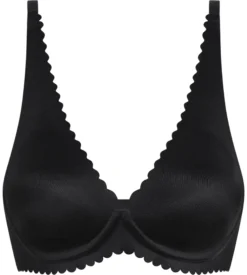 Soutien-gorge foulard à armatures en microfibre Noir Dim Body Touch