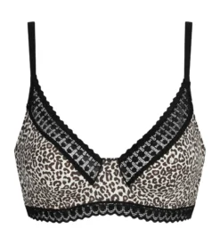 Soutien-gorge foulard à armatures en microfibre léopard Daily Micro