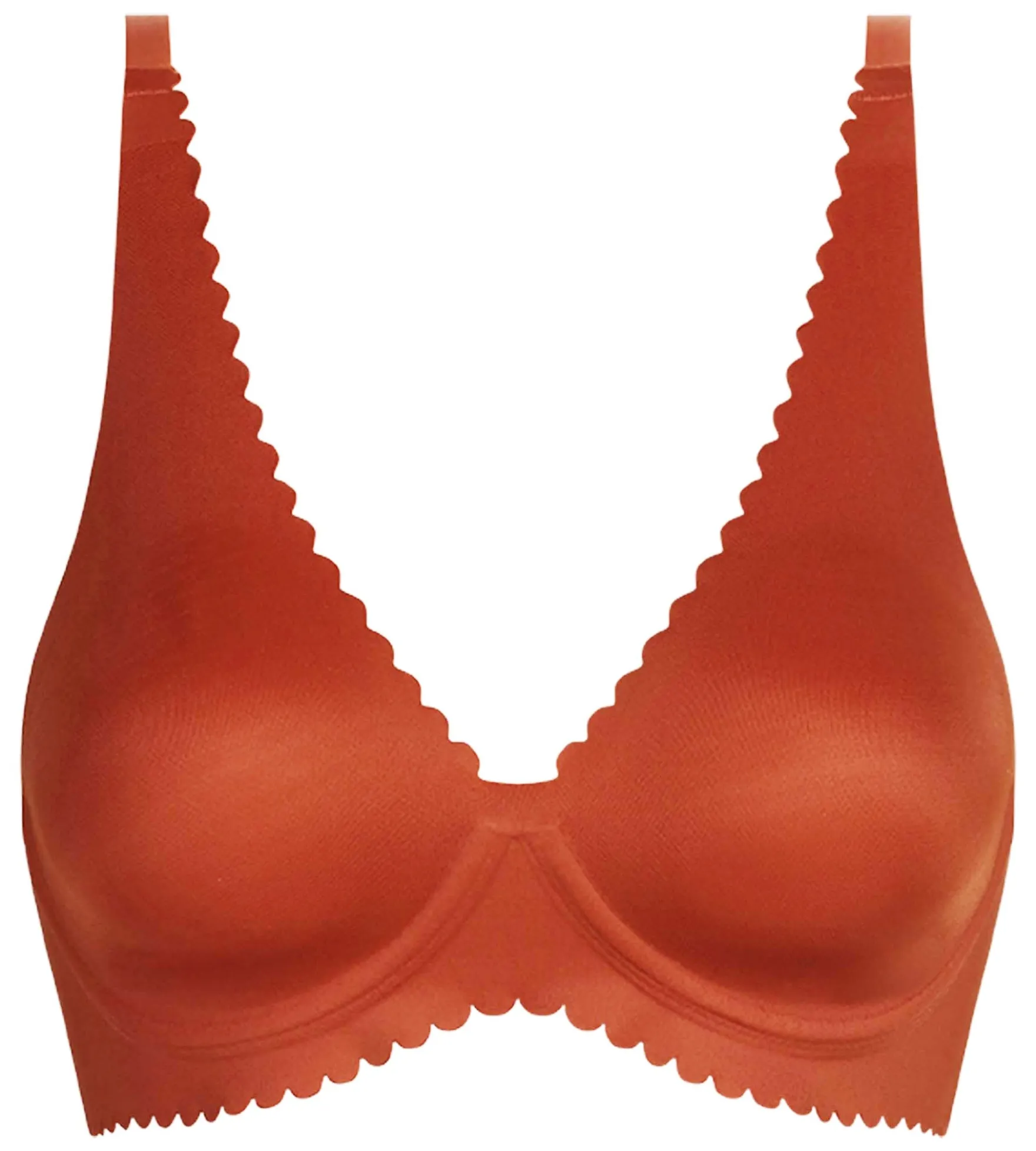 Soutien-gorge foulard à armatures en microfibre brun Body Touch