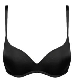 Soutien-Gorge Noir Push-Up en microfibre sans armatures InvisiFree