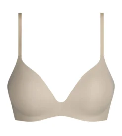 Soutien-gorge paddé sans armature en microfibre Nude Dim Invisible