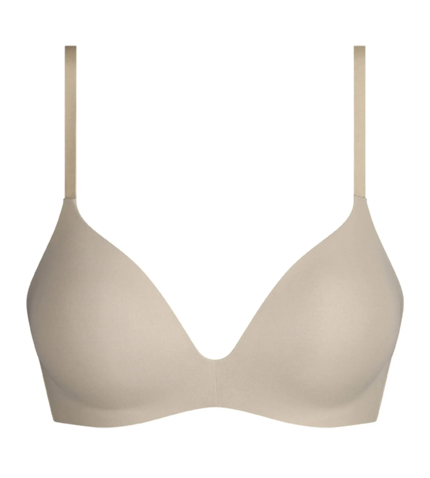 Soutien-gorge paddé sans armature en microfibre Nude Dim Invisible