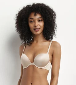 Soutien-gorge push up à armatures en microfibre Nude Dim Beyond Sexy