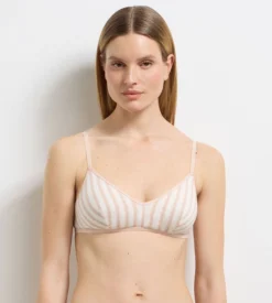 Soutien-gorge sans armatures crème rose Dim x Ines de la Fressange