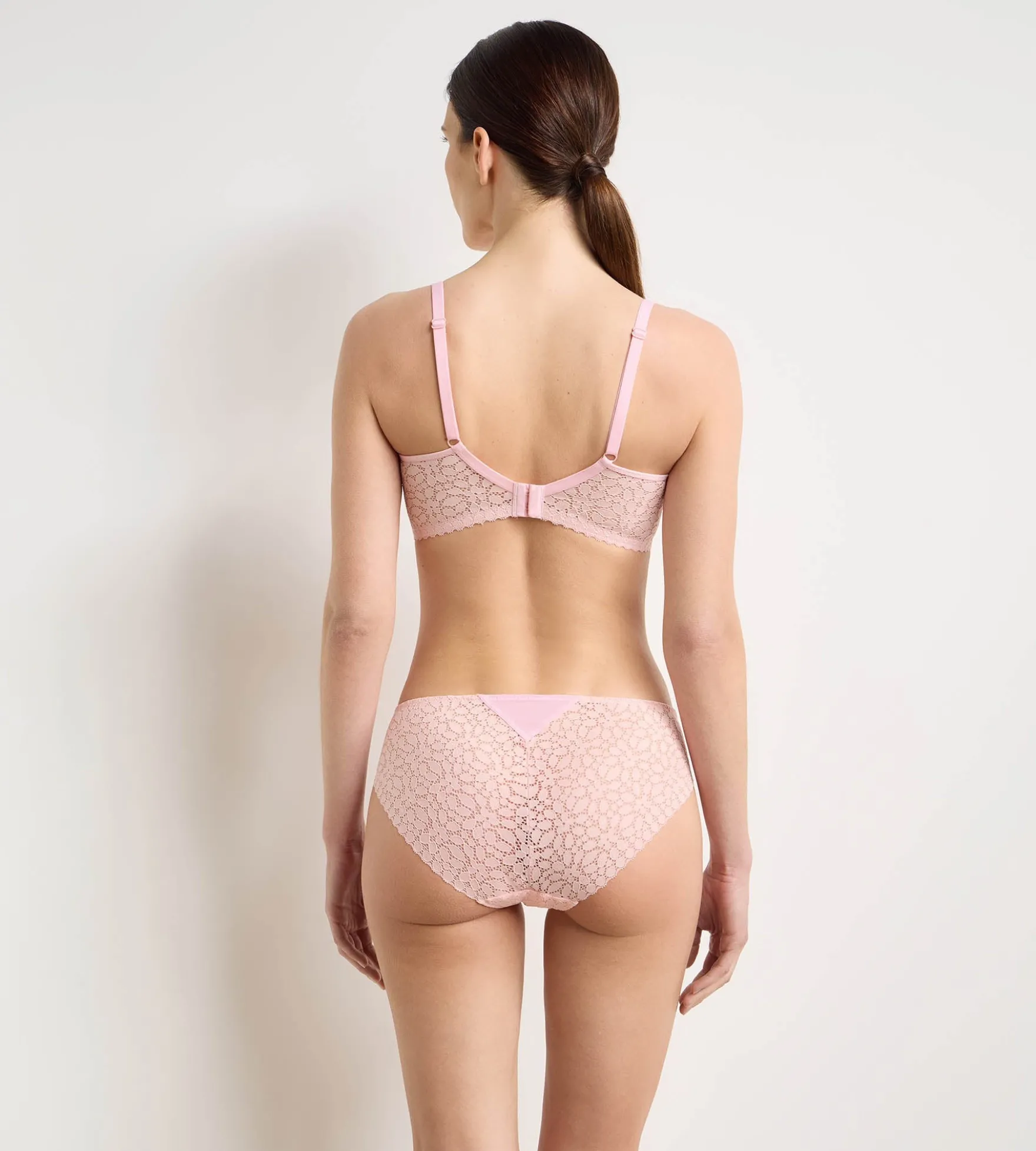 Soutien-gorge sans armatures rose pétale Daily Dentelle