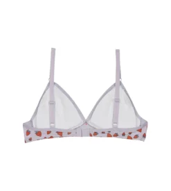 Soutien-gorge triangle coton stretch sans armature Fraises Les Pockets