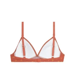 Soutien-gorge triangle fille motif cerise Jaune Les Pockets